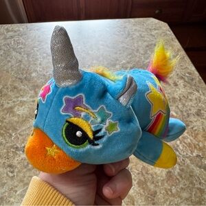 Cutetitos Unicornitos Blue Stars Bean Bag Plush Stuffed Doll Animal Toy 2022